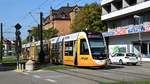 Freiburg im Breisgau - Straßenbahn CAF Urbos 307 - Aufgenommen am 15.09.2018