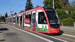 Freiburg im Breisgau - Straßenbahn CAF Urbos 310 - Aufgenommen am 15.09.2018