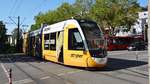 Freiburg im Breisgau - Straßenbahn CAF Urbos 307 - Aufgenommen am 15.09.2018