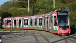Freiburg im Breisgau - Straßenbahn CAF Urbos 308 - Aufgenommen am 15.09.2018