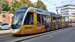 Freiburg im Breisgau - Straßenbahn CAF Urbos 307 - Aufgenommen am 16.09.2018