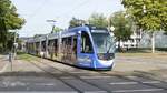 Freiburg im Breisgau - Straßenbahn CAF Urbos 305 - Aufgenommen am 16.09.2018