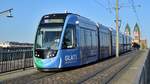 Freiburg im Breisgau - Straßenbahn CAF Urbos 306 - Aufgenommen am 20.09.2018