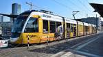 Freiburg im Breisgau - Straßenbahn CAF Urbos 307 - Aufgenommen am 20.09.2018