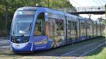 Freiburg im Breisgau - Straßenbahn CAF Urbos 305 - Aufgenommen am 20.09.2018