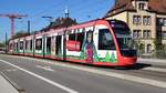 Freiburg im Breisgau - Straßenbahn CAF Urbos 308 - Aufgenommen am 27.09.2018 