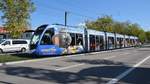 Freiburg im Breisgau - Straßenbahn CAF Urbos 305 - Aufgenommen am 28.09.2018 