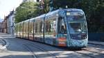Freiburg im Breisgau - Straßenbahn CAF Urbos 303 - Aufgenommen am 30.09.2018 