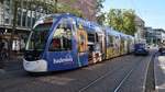 Freiburg im Breisgau - Straßenbahn CAF Urbos 304 - Aufgenommen am 12.10.2018 