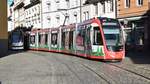 Freiburg im Breisgau - Straßenbahn Siemens 207 und CAF Urbos 307 - Aufgenommen am 13.10.2018 