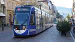 Freiburg im Breisgau - Straßenbahn CAF Urbos 309 - Aufgenommen am 13.10.2018 