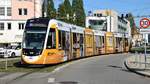 Freiburg im Breisgau - Straßenbahn CAF Urbos 307 - Aufgenommen am 13.10.2018 