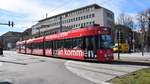 Freiburg im Breisgau - Straßenbahn Düwag 260 - Aufgenommen am 16.03.2019