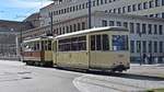 Freiburg im Breisgau - Oldtimer Tram Nr. 56 und Historischer Beiwagen Nr. 135 - Aufgenommen am 16.03.2019