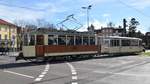 Freiburg im Breisgau - Oldtimer Tram Nr. 56 und Historischer Beiwagen Nr. 135 - Aufgenommen am 16.03.2019