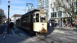 Freiburg im Breisgau - Oldtimer Tram Nr. 56 und Historischer Beiwagen Nr. 135 - Aufgenommen am 16.03.2019