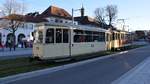 Freiburg im Breisgau - Oldtimer Tram Nr. 56 und Historischer Beiwagen Nr. 135 - Aufgenommen am 16.03.2019