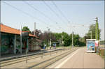 Mit der Straßenbahn durch den Freiburger Westen -    Die am 9.