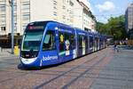VAG Freiburg CAF Urbos Wagen 309 am 09.07.23 in Freiburg