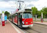 VAG Freiburg Düwag GT8N Wagen 228 am 11.07.23 in Freiburg