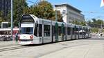 Am 09.09.2020 habe ich diese Straßenbahn mit Hersteller Siemens Nr.