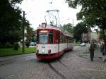 GT4  109  nach dem Einsatz auf der Oldtimerlinie 7 beim Einfahren in den Betriebshof Sd (Urachstrae).