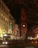 243 als 5 nach Zhringen via Hbf am Bertholdsbrunnen 19.12.09