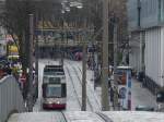 Wagen 244 auf der Linie 5 nach Hornusstraße zwischen Stadttheater und Freiburg Hbf, 20.4.2013