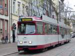 VAG Wagen 227 nach Hornusstrasse kurz vor der Haltestelle Hauptbahnhof.Freiburg(Breisgau)08.11.2013.