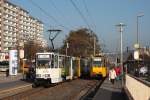 Gera - GVB/Linie 3 - whrend 355 + 354 nach Bieblach Ost die Hst. Lusan/Laune verlassen erreichen 351 + 361 diese Hst. am 08.11.2011