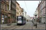 Wagen 301 war am Samstag den 31.10.09 auf der Linie 3 unterwegs. Hier in der Innenstadt kurz vorm Hauptbahnhof.