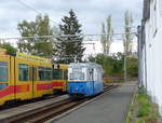 TWSB 39 als Sonderfahrt nach Gotha-Boxberg, am 15.09.2018 beim Waldbahnfest auf dem Betriebshof in Gotha.