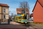 TWSB Be 4/8 252 / Gotha Sundhausen, 11. April 2025<br>ex-BLT-Trams bei der Thüringer Waldbahn