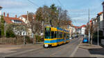 TWSB Be 4/8 221 / Gotha, 11. April 2025<br>ex-BLT-Trams bei der Thüringer Waldbahn