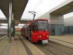 TWSB 304 als Linie 2 zum Ostbahnhof, am 15.11.2013 am Bahnhof Gotha.