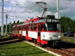 Modernisierter Tatra-Kurzzug 1142 + 178 am Rennbahnkreuz (10.