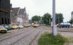 Hannover STRA SL 8 (T4 508) Goseriede / Kurt-Schumacher-Strasse am 26. Juni 1981.