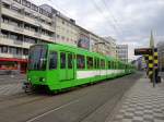 2 Wagen des Typs TW 6000 als Linie 10 Ahlem am Steintor, 22.03.14