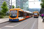 RNV Bombardier Variobahn RNV6 Wagen 4145 am 23.06.24 in Heidelberg Hbf