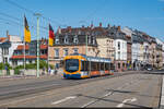 RNV Variobahn 4151 / Heidelberg Theodor-Heuss-Brücke, 31. Mai 2025