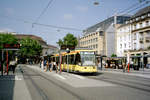 Karlsruhe VBK SL 6 (GT6-70D/N 258) Bahnhofplatz / Hauptbahnhof am 29.