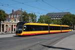 VBK Stadler Citylink Wagen 356 am 20.08.20 in Karlsruhe Hbf Vorplatz