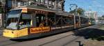 VBK Düwag GT6 Wagen 258+2xx am 20.08.20 in Karlsruhe Hbf Vorplatz