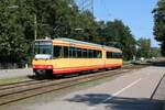 AVG Stadtbahnwagen 502 bei einer Sonderfahrt am 05.09.21 in Karlsruhe