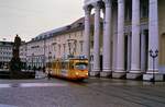 Straßenbahn Karlsruhe. Datum: 23.03.1986 