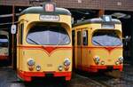 Straßenbahn Karlsruhe. Datum: 23.03.1986 