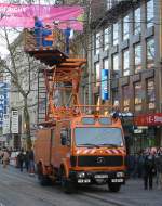 Am 15.03.2005 sorgte ein Problem mit der Oberleitung in der Kaiserstrasse (Fugngerzone und zugleich Rennpiste fr viele Linien) bei der Haltestelle Marktplatz fr Stress, und das im