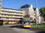 Fr die Straenbahnen der Linie 6 stellt der Kaiserplatz in Karlsruhe mit seiner Wendeschleife eine der Endstation dar.