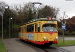 Museumswagen 167 auf Sonderfahrt in der Rheinbergstrae 19.3.11