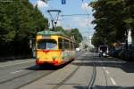 TW 209 in der Baumeisterstr. bei der Haltestelle Volkswohnung, 25.07.2014.